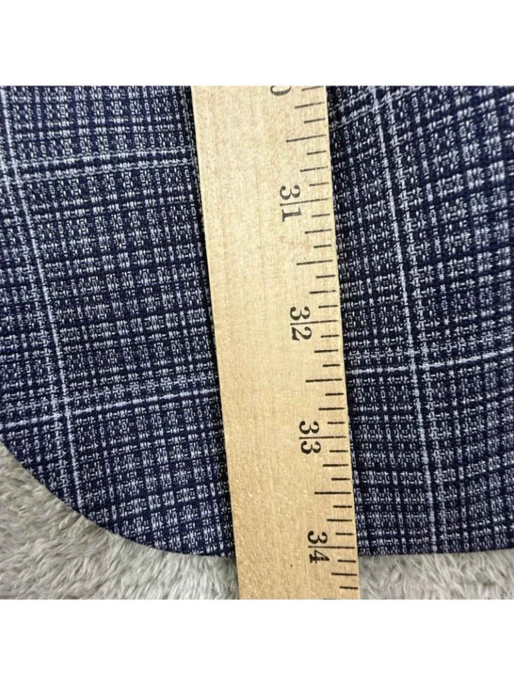Oak Hill Blazer Mens 2XLT Blue Check Sport Coat Big & Tall Lined Jacket Business